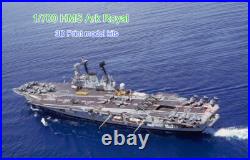 GAGA 3D Printed 1/700 HMS Ark Royal R09 Aircraft Carrier(Buccaneer, F-4, Gannet)