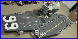 GI JOE USS FLAGG AIRCRAFT CARRIER 1985- 99%- plus BONUS