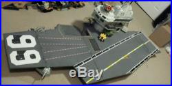 GI JOE USS FLAGG AIRCRAFT CARRIER 1985- 99%- plus BONUS