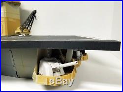 GI JOE USS FLAGG AIRCRAFT CARRIER Vintage Figure Playset 95% COMPLETE 1985