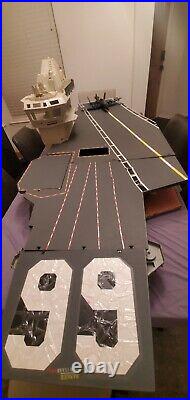 GI JOE USS FLAGG Aircraft Carrier 1985 Vintage Hasbro Complete Structure