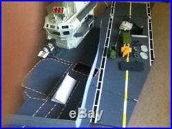 GI JOE USS FLAGG Vehicle Playset Aircraft Carrier 1985