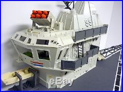 GI JOE USS FLAGG Vintage Figure & Vehicle Playset Aircraft Carrier COMPLETE 1985
