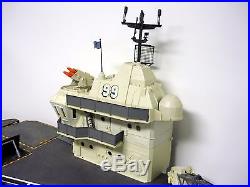 GI JOE USS FLAGG Vintage Figure + Vehicle Playset Aircraft Carrier COMPLETE 1985