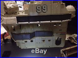 GI JOE USS FLAGG Vintage Vehicle Playset Aircraft Carrier 90% COMPLETE 1985