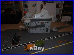 GI Joe 1985 USS Flagg Aircraft Carrier Compete Fantail Railing+Microphone+Mast