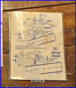 GI Joe 1985 USS Flagg Aircraft Carrier Sticker Instructions & Sticker Sheets