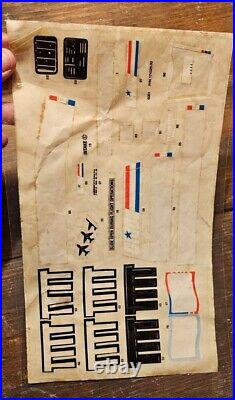 GI Joe 1985 USS Flagg Aircraft Carrier Sticker Instructions & Sticker Sheets