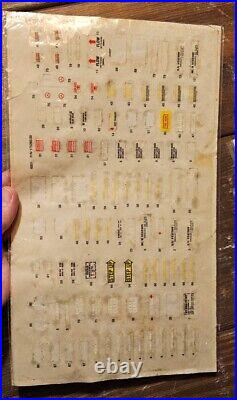 GI Joe 1985 USS Flagg Aircraft Carrier Sticker Instructions & Sticker Sheets