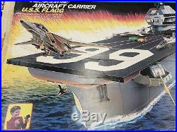 GI Joe ORIGINAL BOX for USS Flagg Aircraft carrier Ship not included