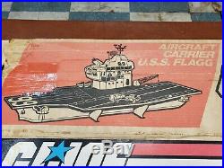 GI Joe ORIGINAL BOX for USS Flagg Aircraft carrier Ship not included