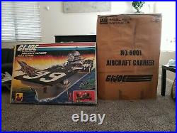 GI Joe ORIGINAL BOX for USS Flagg Aircraft carrier with original shipping box