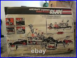 GI Joe ORIGINAL BOX for USS Flagg Aircraft carrier with original shipping box