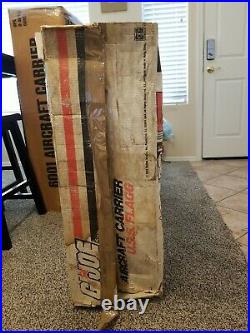 GI Joe ORIGINAL BOX for USS Flagg Aircraft carrier with original shipping box