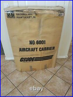 GI Joe ORIGINAL BOX for USS Flagg Aircraft carrier with original shipping box