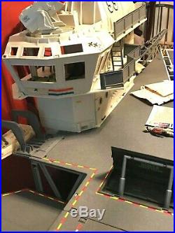 GI Joe USS FLAGG Aircraft Carrier 100% Complete with Instructions All Original