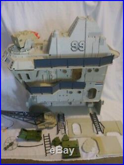 GI Joe USS FLAGG Aircraft Carrier 1985 Superstructure with parts MUST SEE