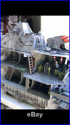 GI Joe USS FLAGG Aircraft Carrier Near Complete Comes With The White Jet Only