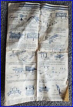 GI Joe USS Flagg Aircraft Carrier Instructions Blueprints Vintage 1985