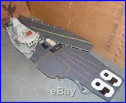 GI Joe USS Flagg Aircraft Carrier Mostly Complete 1985 Fan Deck Railing