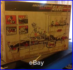 GI Joe USS Flagg Aircraft Carrier With Box 1985 Hasbro Local Pick Up Only MD