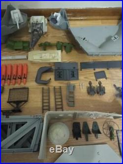 GI Joe USS Flagg Aircraft Carrier with original box & inserts Clean 99% Complete