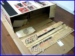 GI Joe Vehicle USS FLAGG Aircraft Carrier w Bright 1985 Beautiful Original BOX