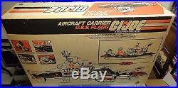GI Joe Vintage Flagg Aircraft Carrier Hovercraft Whale Vehicle Boat ARAH
