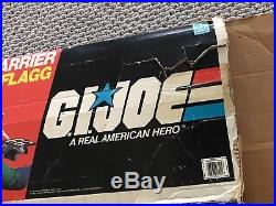 GI Joe Vintage U. S. S. Flagg Aircraft Carrier Empty Box Hasbro 1985 RARE