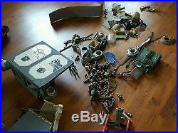 GI Joe Vintage aircraft carrier, rockets, plane, helicopter, soldiers