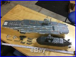 Galoob Hasboro Lgti Military Micro Machines Aircraft Carrier And Submarine