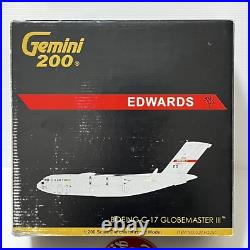 Gemini 1/200 BOEING C-17 GLOBEMASTER III 3 EDWARDS U. S. AIR FORCE G2AFO254 Gemini 1/200 BOEING C-17 GLOBEMASTER III 3 EDWARDS U. S. AIR FORCE G2AFO254