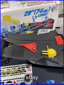 Genuine Vintage American Plastic Toys inc. 21 PC Aircraft Carrier Set? US 102
