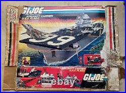 Gi Joe Arah Uss Flagg Aircraft Carrier Box And Landing Deck 5 Pieces