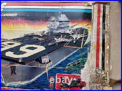 Gi Joe Arah Uss Flagg Aircraft Carrier Box And Landing Deck 5 Pieces