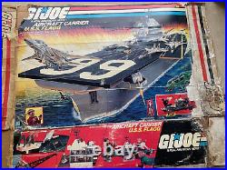 Gi Joe Arah Uss Flagg Aircraft Carrier Box And Landing Deck 5 Pieces