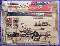 Gi Joe Arah Uss Flagg Aircraft Carrier Box And Landing Deck 5 Pieces