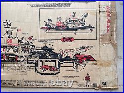 Gi Joe Arah Uss Flagg Aircraft Carrier Box And Landing Deck 5 Pieces