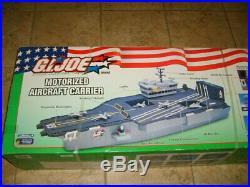 Gi Joe Motorized 33 Aircraft Carrier Uss Saratoga Rare New Boxed Figure Playset