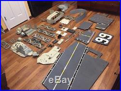 Gi Joe Uss Flagg Aircraft Carrier, Unassembled, Used, Incomplete