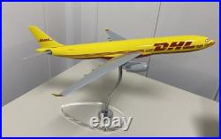 Graphideco DHL Cargo Airbus A330-343 D-AJFK Desk Display Model 1/200 AV Airplane