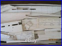 Graupner Graf Zeppelin aircraft carrier wood kit, 42 1/2 display or powered