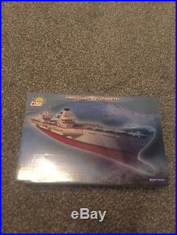 HMS Queen Elizabeth R08 Aircraft Carrier model kit limited edition by Cobi