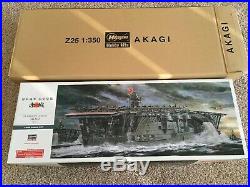 Hasegawa 1/350 IJN AKAGI Japanese Navy Aircraft Carrier 1941 Model Kit
