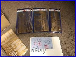 Hasegawa 1/350 IJN Aircraft Carrier Akagi 1941Model Kit With Extras Gold Details