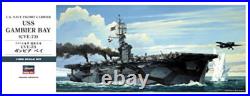 Hasegawa 1/350 US Navy Escort Carrier CVE-73 Gambier Bay Plastic Model Z27 New Hasegawa 1/350 US Navy Escort Carrier CVE-73 Gambier Bay Plastic Model Z27 New