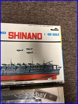 Hasegawa 1/450 Shinano Japanese Navy Aircraft Carrier A-51200 Vintage 1960's