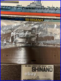 Hasegawa 1/450 Shinano Japanese Navy Aircraft Carrier A-51200 Vintage 1960's