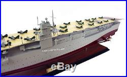 Hasegawa Japanese Navy Aircraft Carrier Akagi Handcrafted Wooden Warship Model