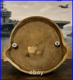 Heavy Cast Bronze USS Kitty Hawk CVA-63 US Navy Aircraft Carrier Plaque
